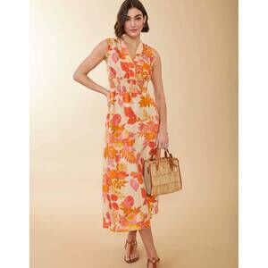 NEW SPARTINA 449 carlyn midi dress in richmond hill fruit